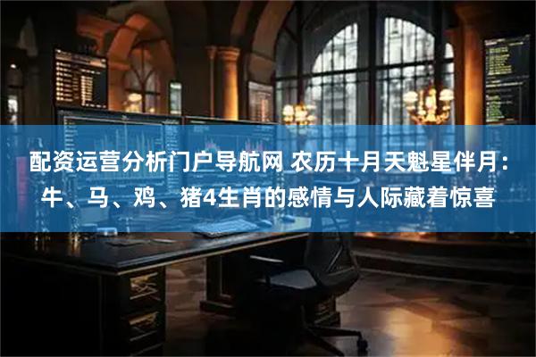 配资运营分析门户导航网 农历十月天魁星伴月：牛、马、鸡、猪4生肖的感情与人际藏着惊喜